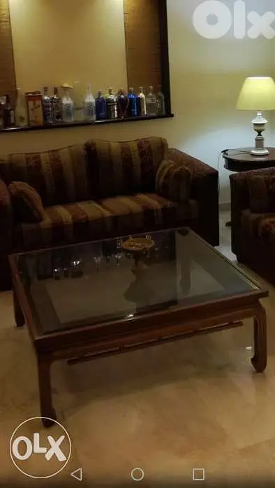 Square center table