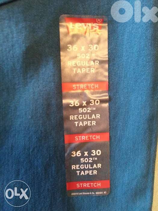 Levi's 502 stretch pant size 36 L30 L32 4