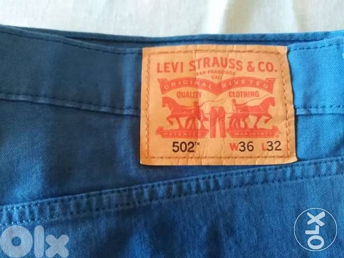 Levi's 502 stretch pant size 36 L30 L32 5