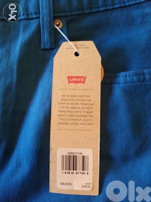 Levi's 502 stretch pant size 36 L30 L32 6