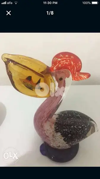 authentic murano signed Carlo Pisano Venezia