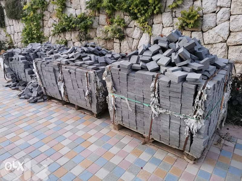 Basalt بازلت tiles 10x10cm 90m2 1