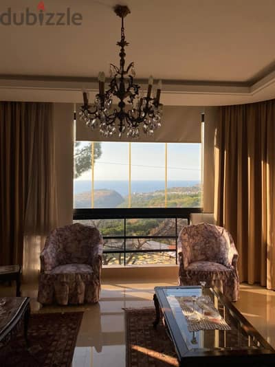 270 Sqm | Fully Furnished Apartment in Dik El Mehdi | -1 Floor