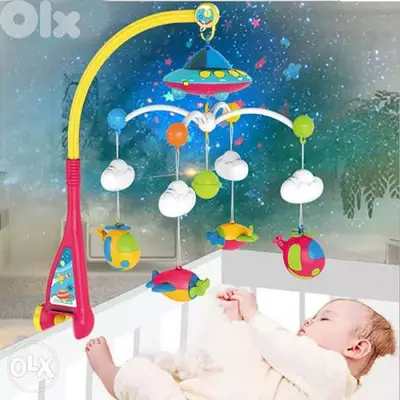 Star Master Dreamful Baby Bed Ring Bell Toy Rotating Music