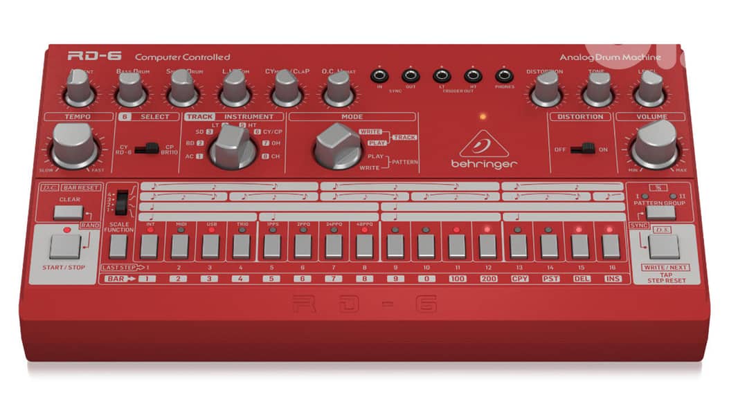 Behringer RD-6 Analog Drum Machine (RD6) 3