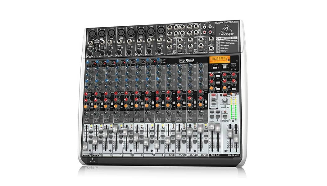Behringer Xenyx QX2222USB Mixer with USB and Effects 0