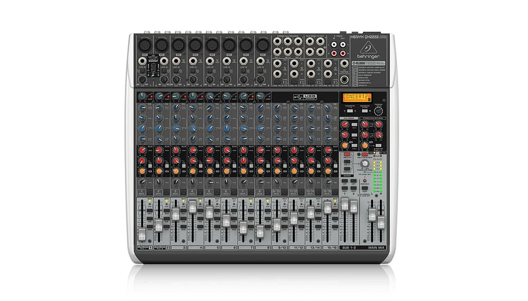 Behringer Xenyx QX2222USB Mixer with USB and Effects 1