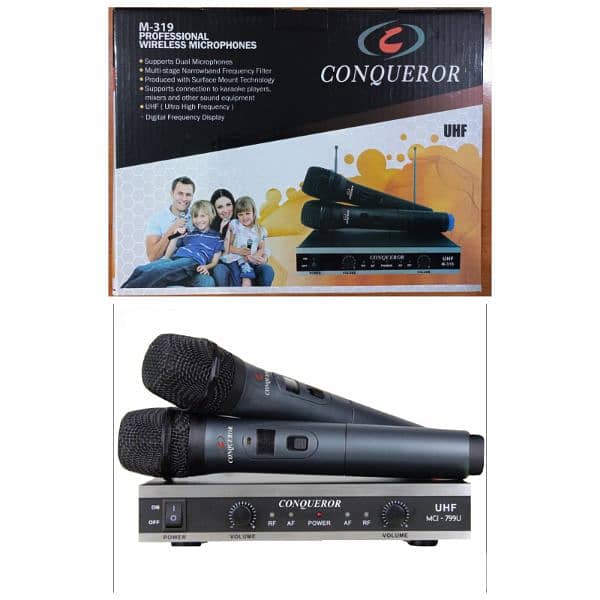 wireless double handled mic,new not used 0