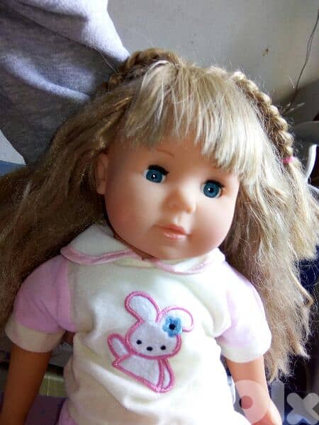 BAYER BABY GIRL TALKER Used Still Good doll 50Cm Working Mechanism toy 2