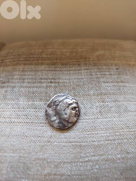 Ancient Macadonian Alexandar The Great Silver Drachm coin year 323 BC 0