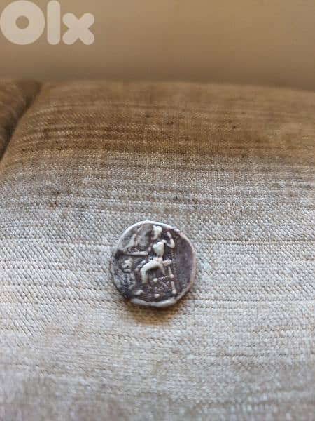 Ancient Macadonian Alexandar The Great Silver Drachm coin year 323 BC 1