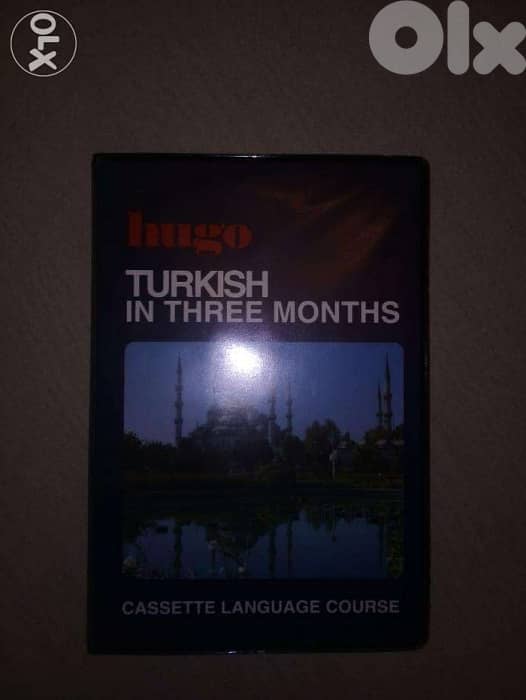 hugo learn turkish in 3 months book + 4 tapes box 1