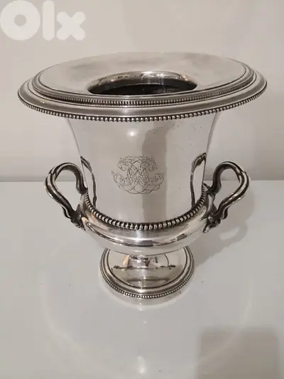 antique christofle champagne silver bucket