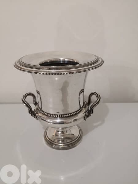 antique christofle champagne silver bucket 8