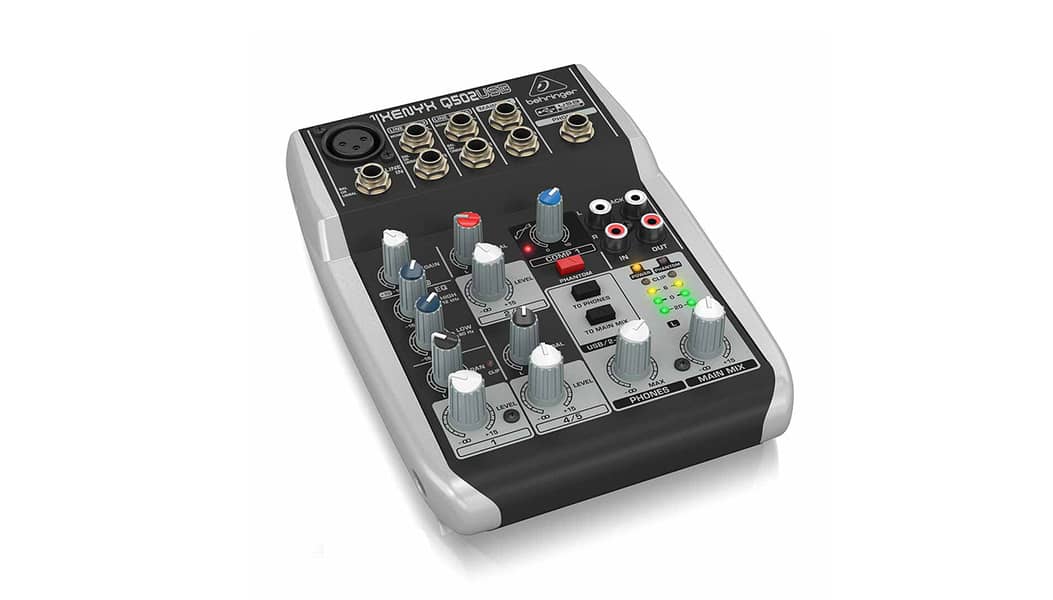 Behringer Q502USB Mixer (Recording & Live Streaming, TikTok. . . ) 0
