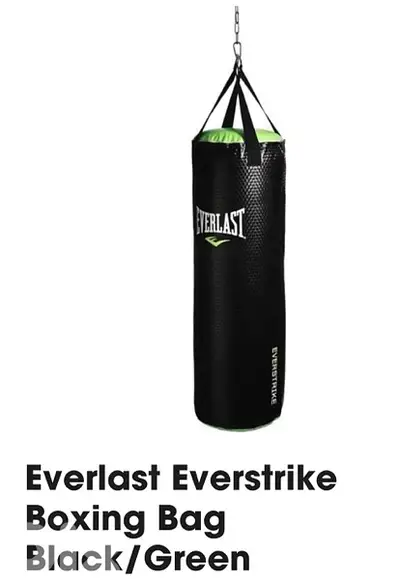 Orginal Everlast Everstrike green / black boxing bag