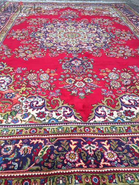 سجاد عجمي. تبريز300/203. Hand made. Persian Carpet 3