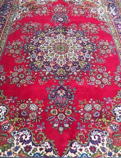 سجاد عجمي. تبريز300/203. Hand made. Persian Carpet 5