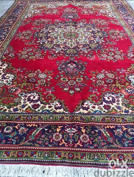 سجاد عجمي. تبريز300/203. Hand made. Persian Carpet 1
