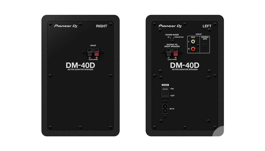 Pioneer DM-40-D Powered Studio Monitors (DM40D) 1