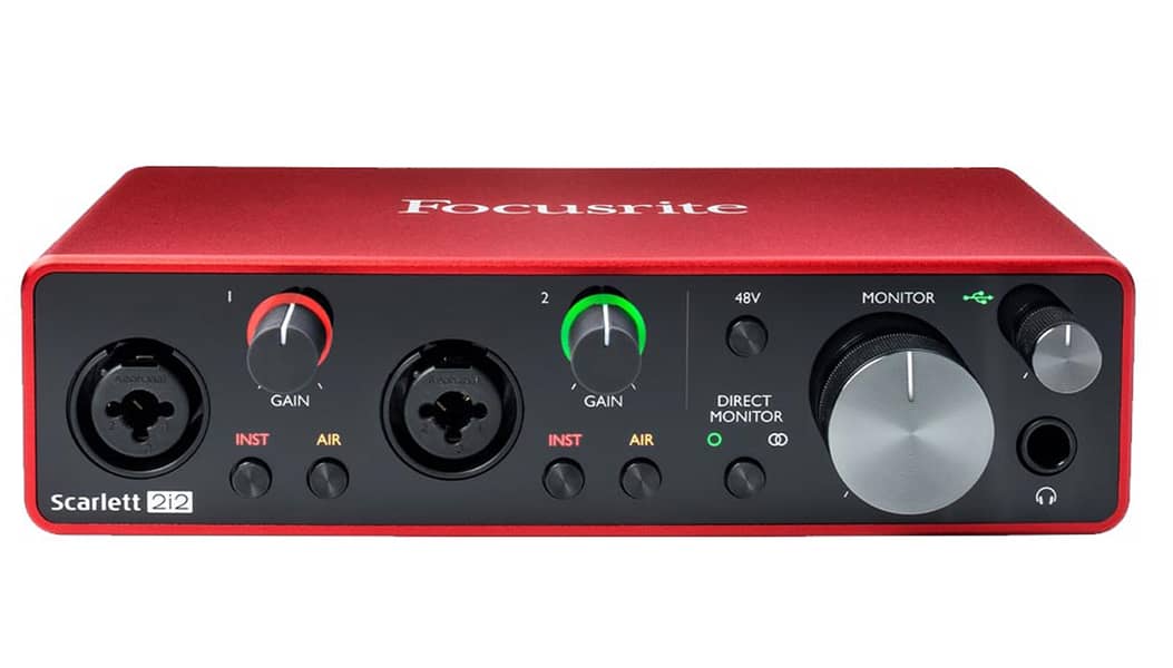 Focusrite Scarlett 2i2 G3 Audio Interface 4
