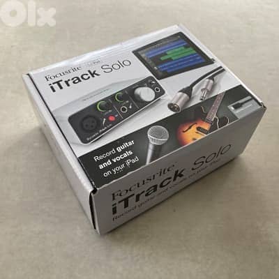 Focusrite iTrack Solo 2-channel Audio Interface with Lightning Connect 1