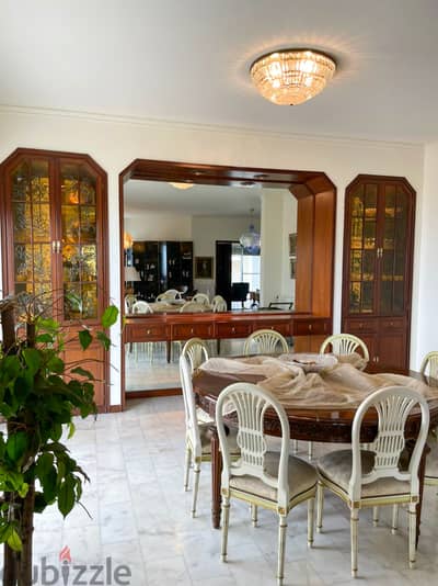 300 SQM Prime Location Apartment in Broumana, Metn with Partial view