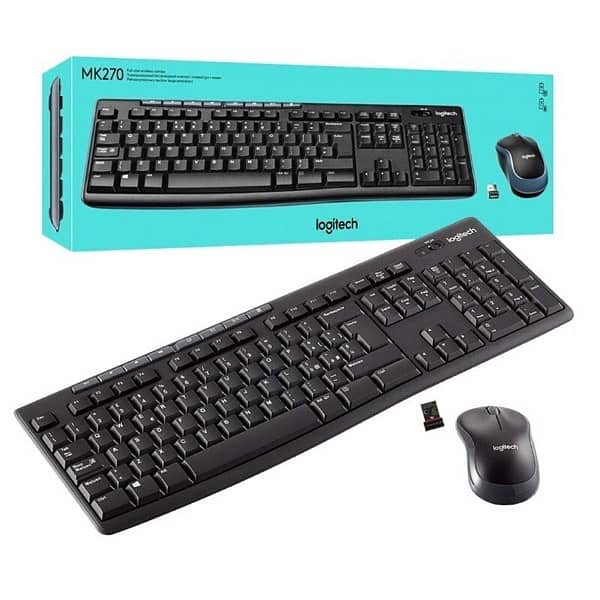 Logitech MK270 Wireless Keyboard & Mouse 0