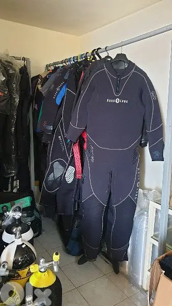 7mm  wet suit  aqualung  XXL