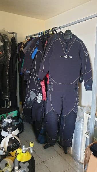 7mm  wet suit  aqualung  XXL 0