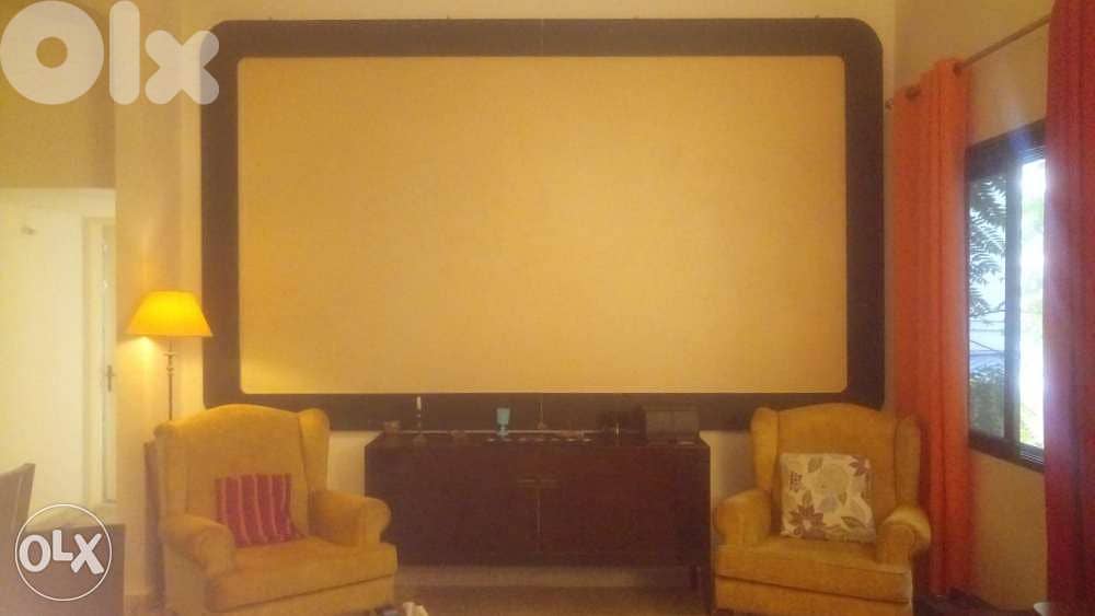 Vintage Home Cinema Screen 0