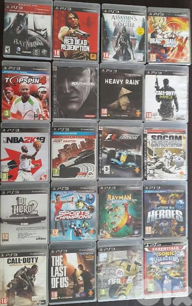 Giant collection of Ps3 games used for sale in leb 1
