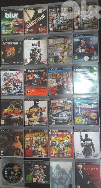 Giant collection of Ps3 games used for sale in leb 2