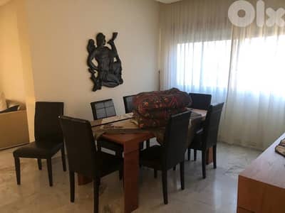 165 Sqm | Fully Furnished Apartment for rent in Dbayeh | Sea view