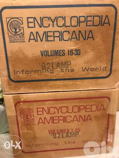 Americana encyclopedia books