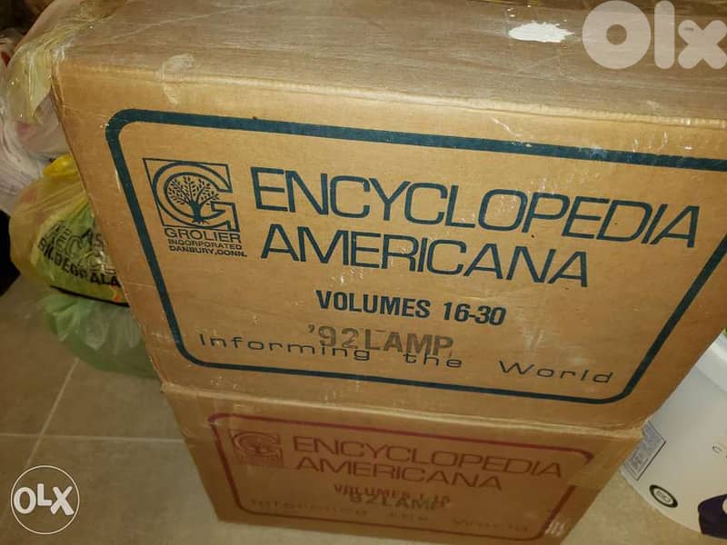 Americana encyclopedia books 1