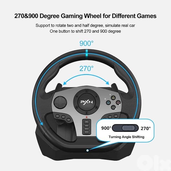 PXN V9 Gen 2 For All Gaming Platforms Steering Wheel 1