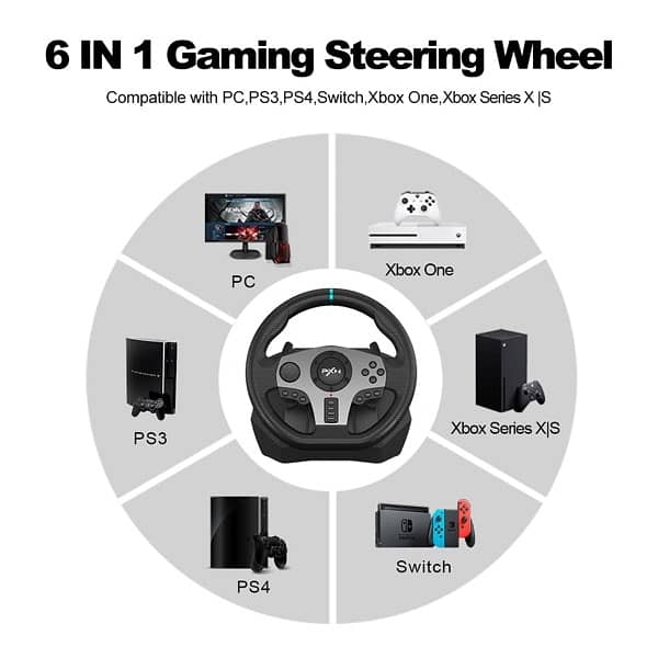 PXN V9 Gen 2 For All Gaming Platforms Steering Wheel 3