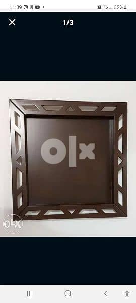 big wodden tray صينية خشب كبيرة 0