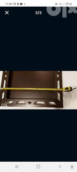 big wodden tray صينية خشب كبيرة 1