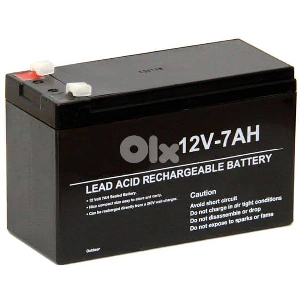 battery 12v 7ah new not used 0