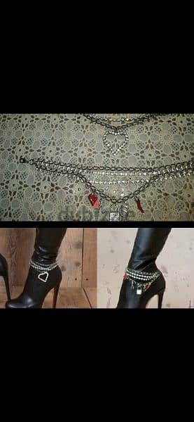 Anklet 2 models for boots high quality stainless steel 0