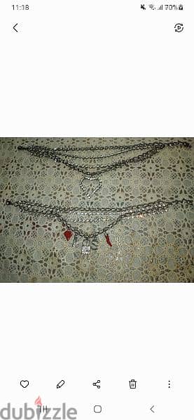 Anklet 2 models for boots high quality stainless steel 4