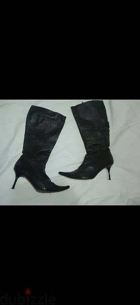 medium heels  boots size 39 used once 1