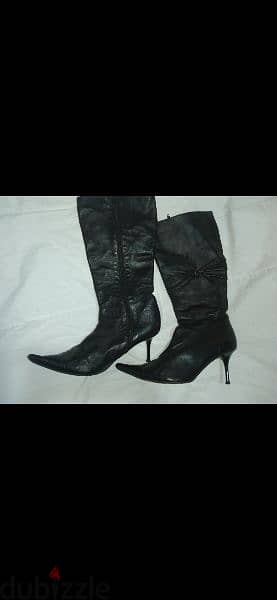 medium heels  boots size 39 used once 2