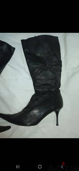 medium heels  boots size 39 used once 3