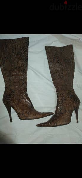 real serpent  brown size 39 used once 3