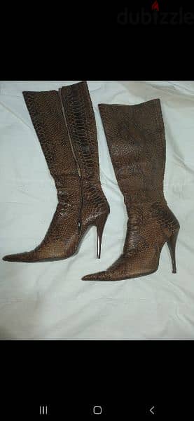 real serpent  brown size 39 used once 5