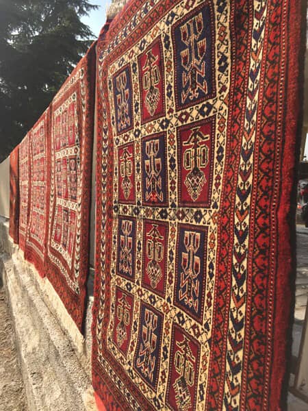 سجاد عجمي شغل يدوي بخارى400/85. Persian carpet. Hand made 6
