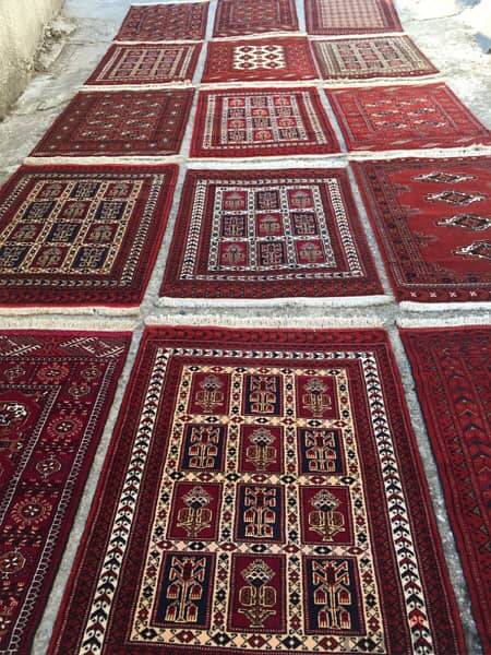 سجاد عجمي شغل يدوي بخارى400/85. Persian carpet. Hand made 9